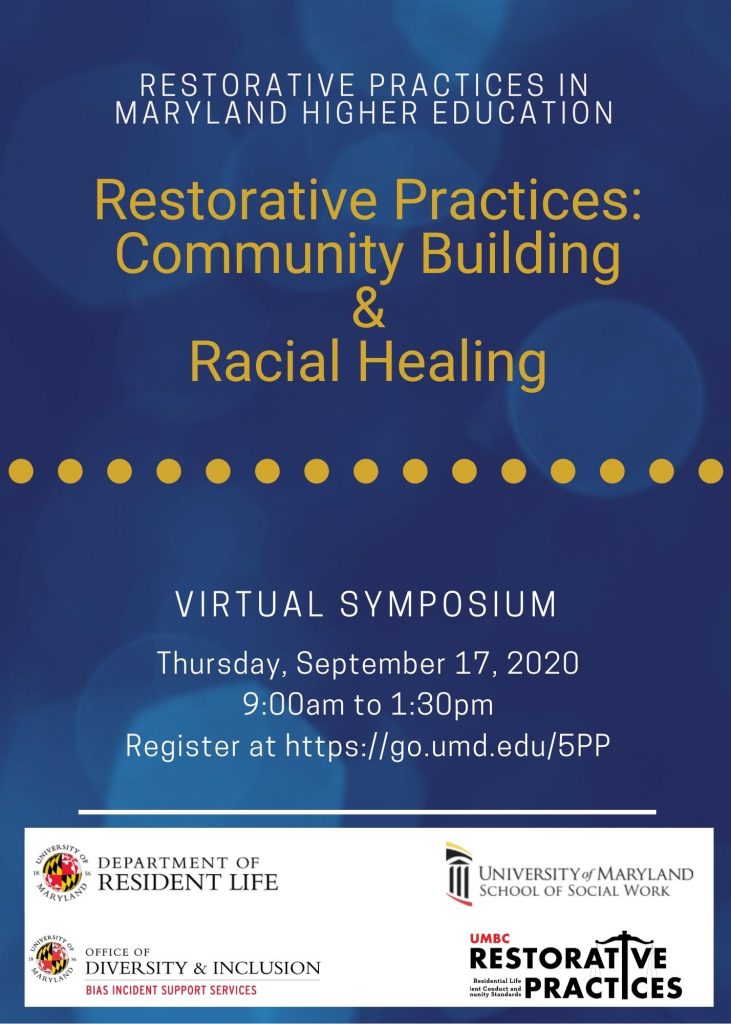 Restorative Practices Residential Life Umbc 